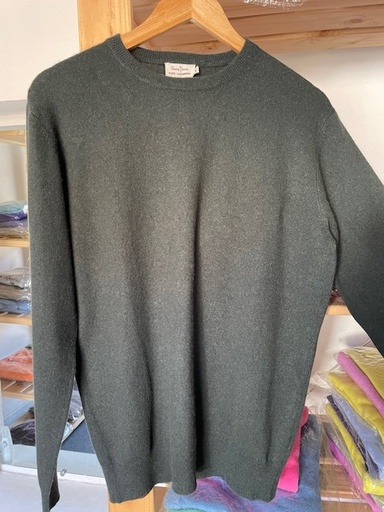 Pullover Rundhalsausschnitt  1/2 zip